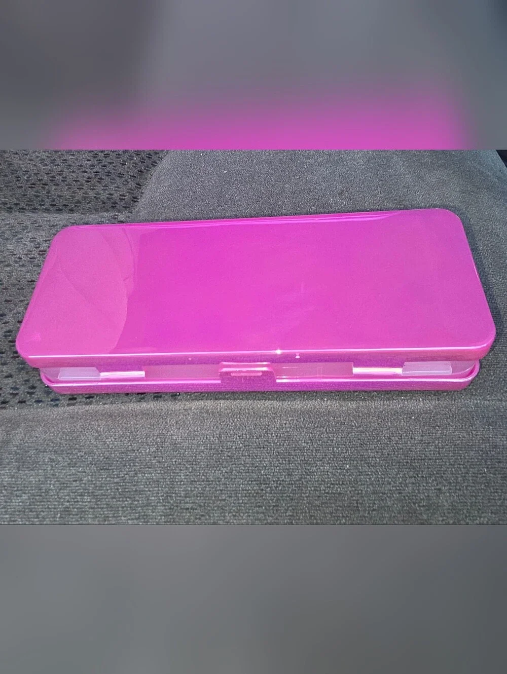 Portable Double-Sided  Large Capacity Pencil Case- Iridescent Pink BNIB